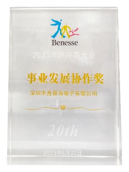 Benesse’s 2023 Business Development Collaboration Award presented to Xinyinhai