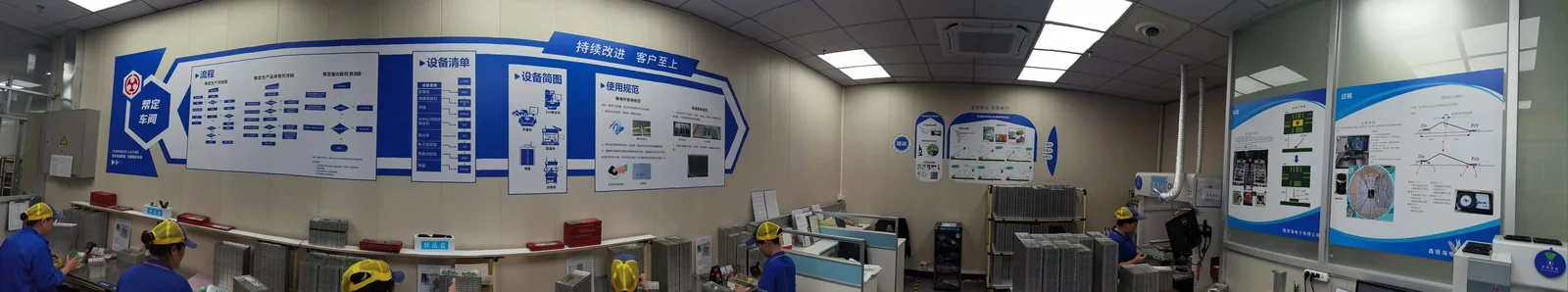 Learning displays on the factory floor