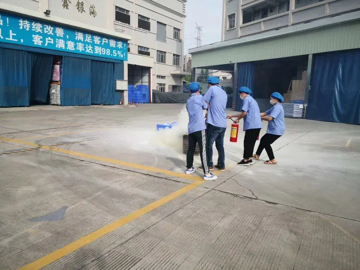 Factory fire-safety drill — photograph 7