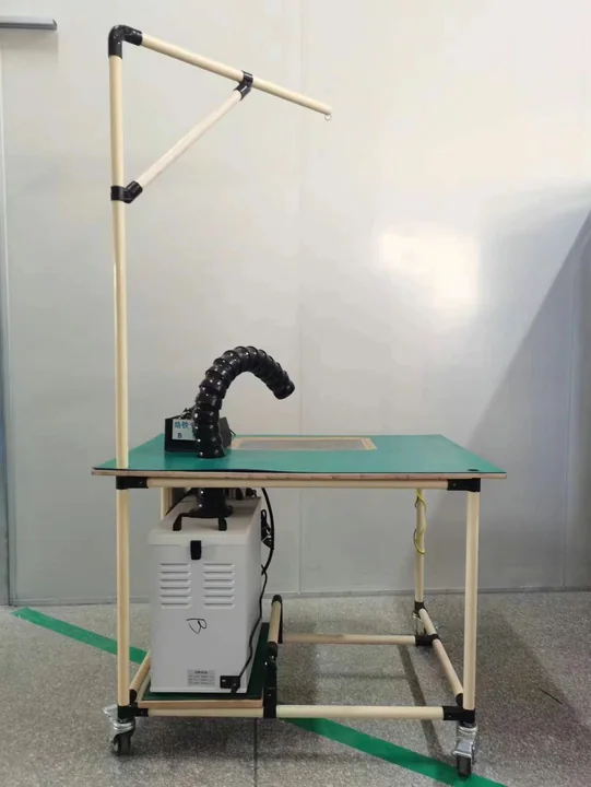 Purpose-built soldering workbench — photograph 2