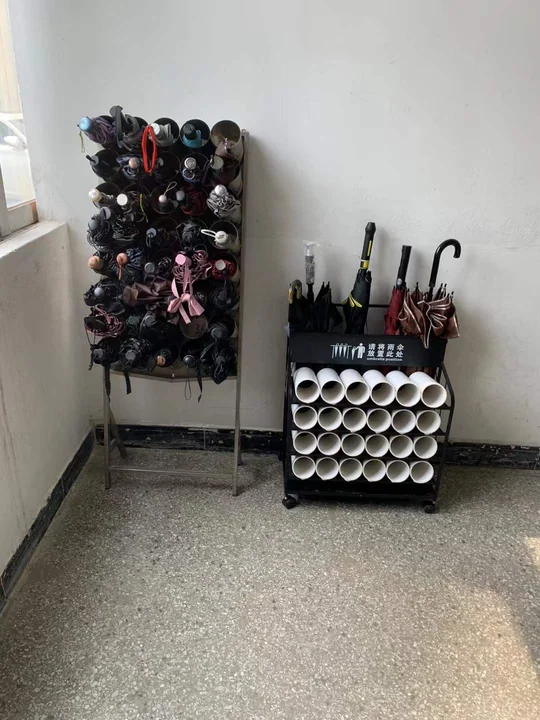 Umbrella storage example