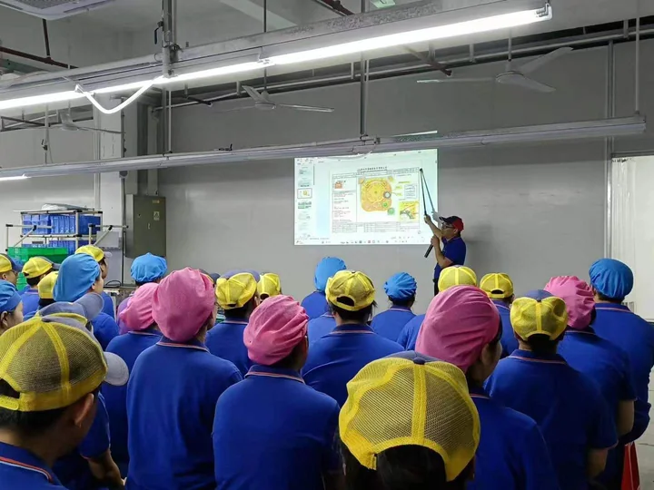 Production team learning session
