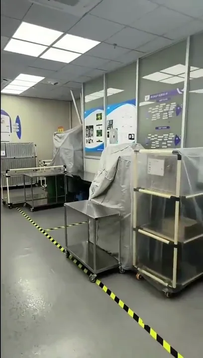 Factory cleaning before the new year